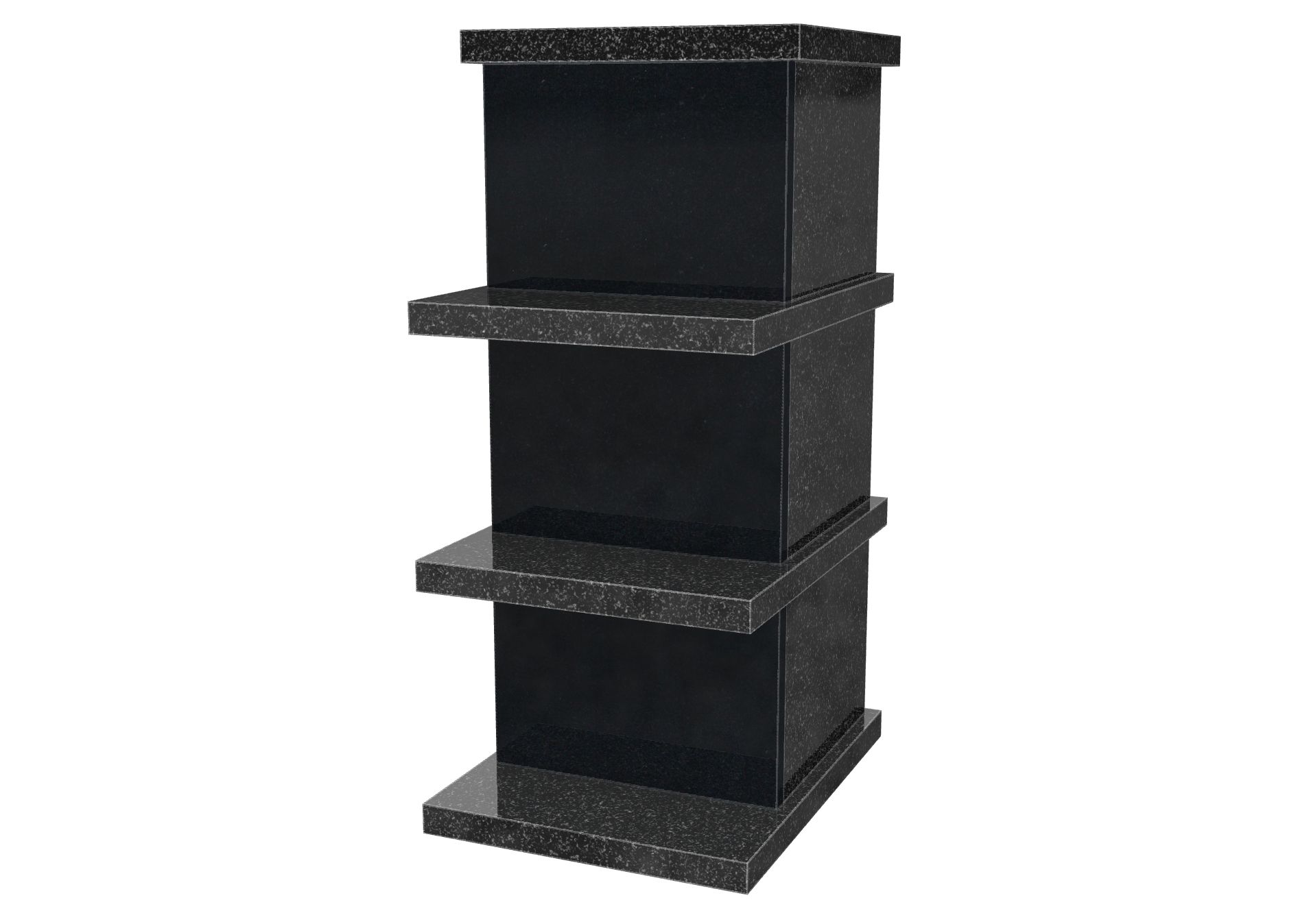 Rendu colonne3 cases 40x40x35h avec le granit undefined