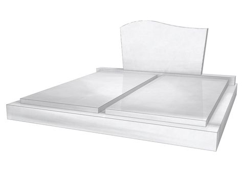 Dessin Monument double forme 4 pièces