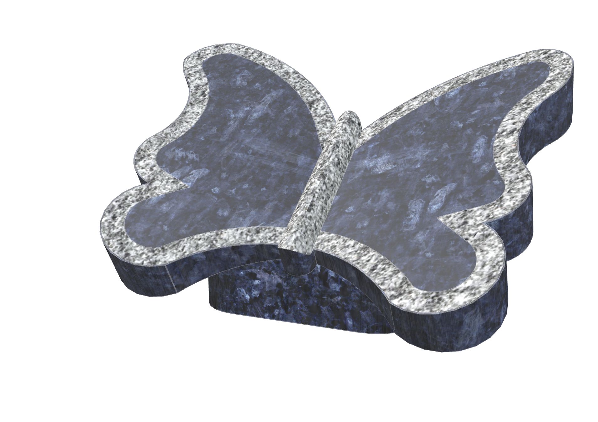 Rendu Papillon avec le granit undefined