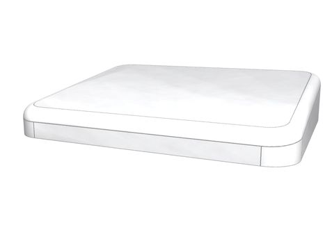 Dessin Pupitre 50x40 Arrondi