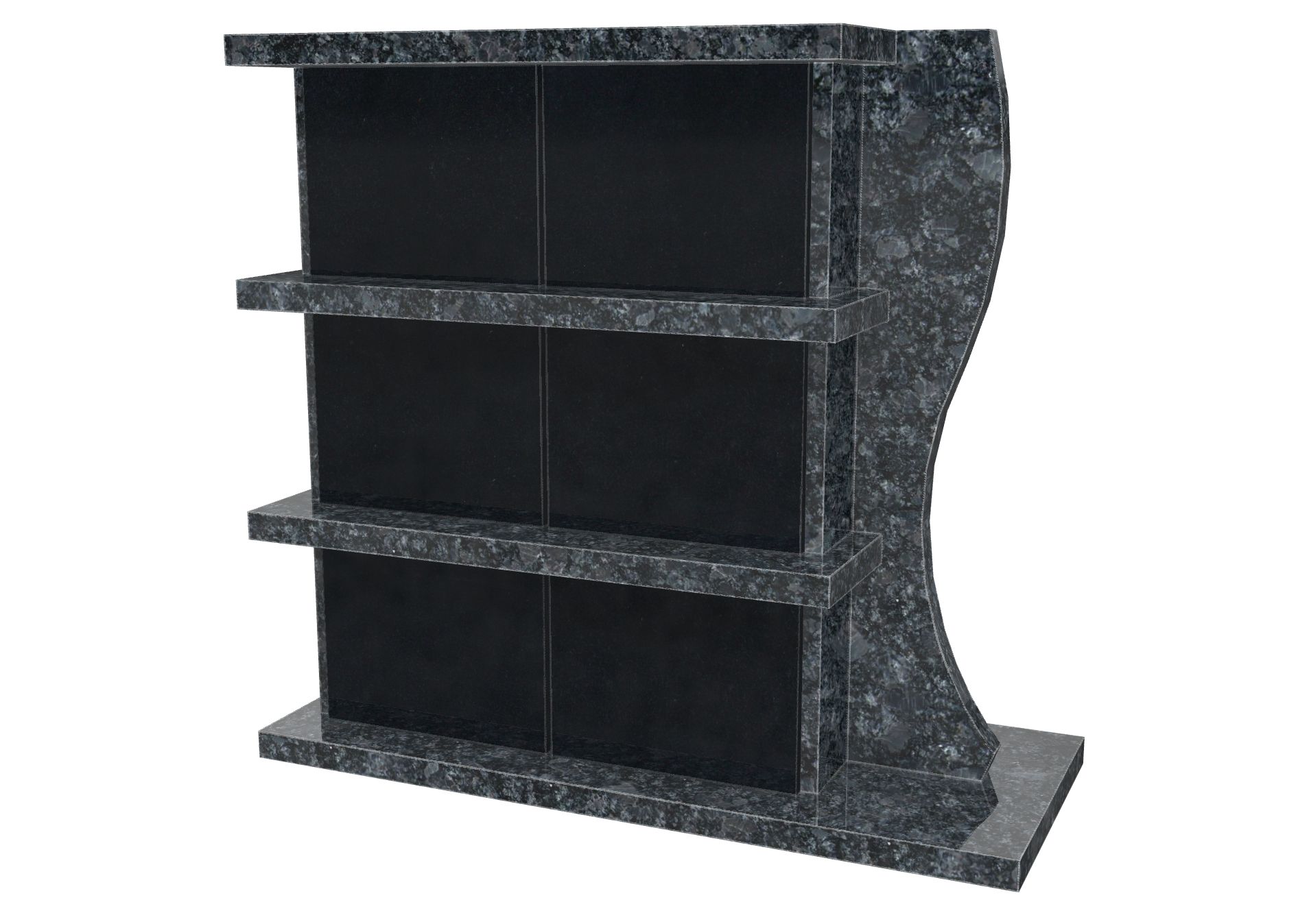 Rendu Spécial-B 6 cases 40x40x35h avec le granit undefined