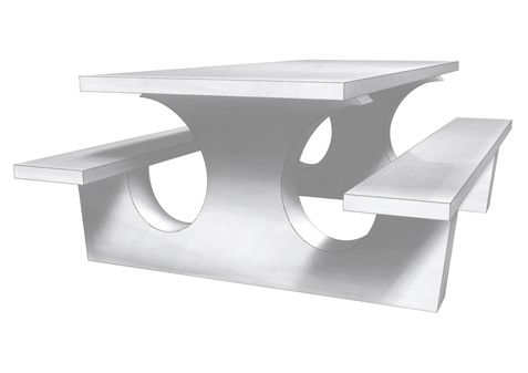 Dessin Table Extérieure 01