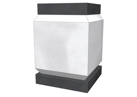 Dessin Urne Granit Cubique 4L Agosta