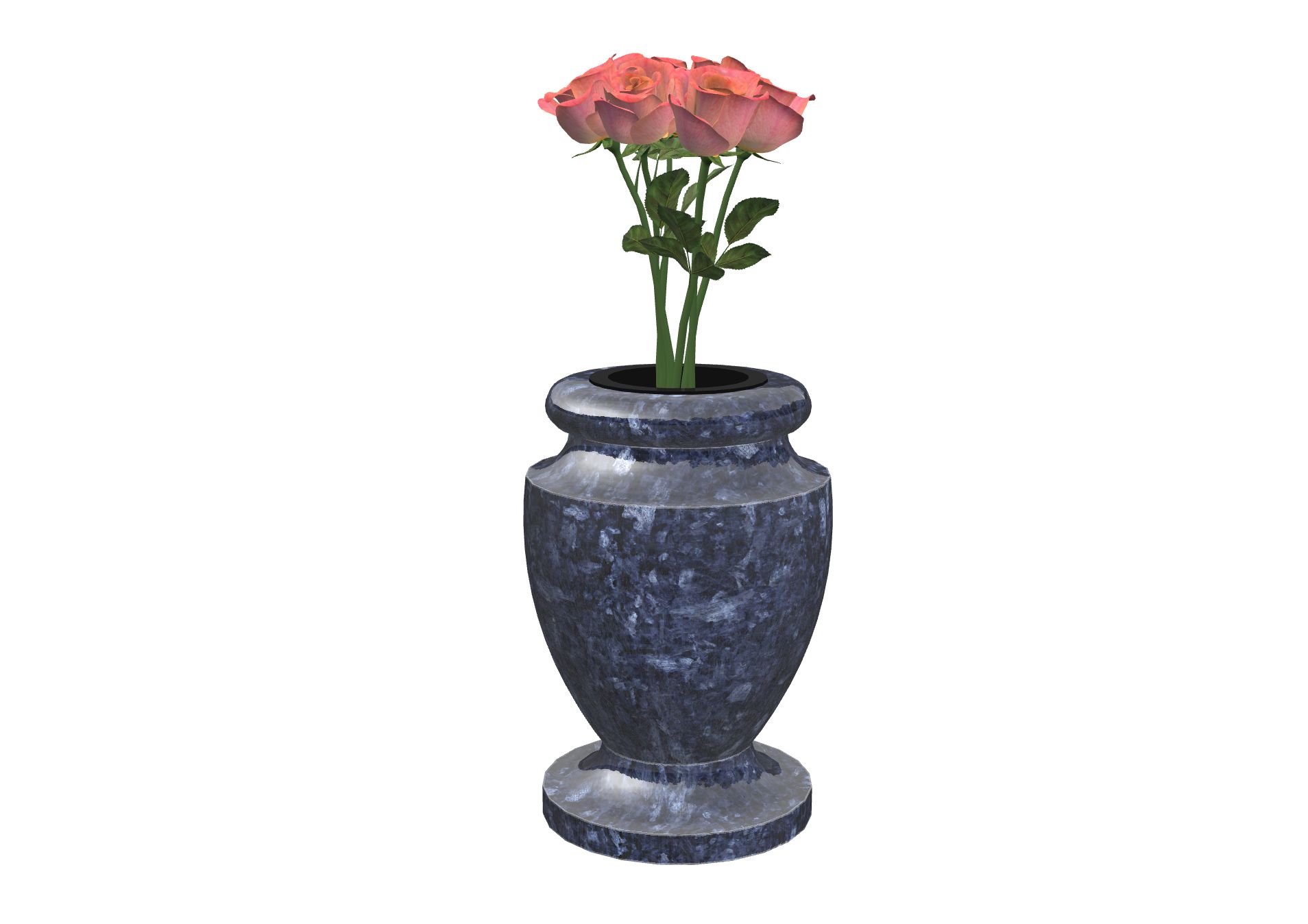 Rendu VASE AMPHORE avec le granit undefined