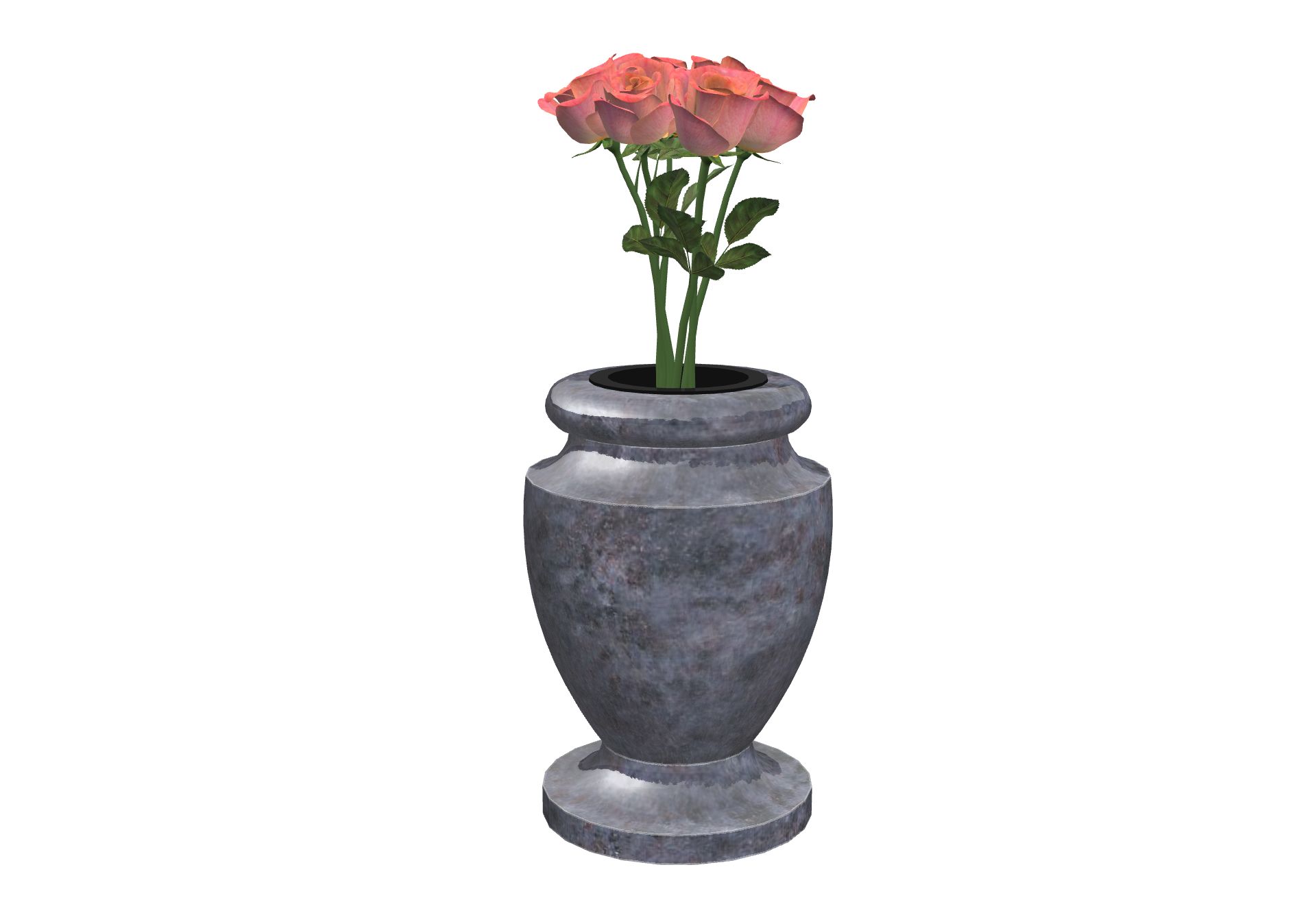 Rendu VASE AMPHORE avec le granit undefined