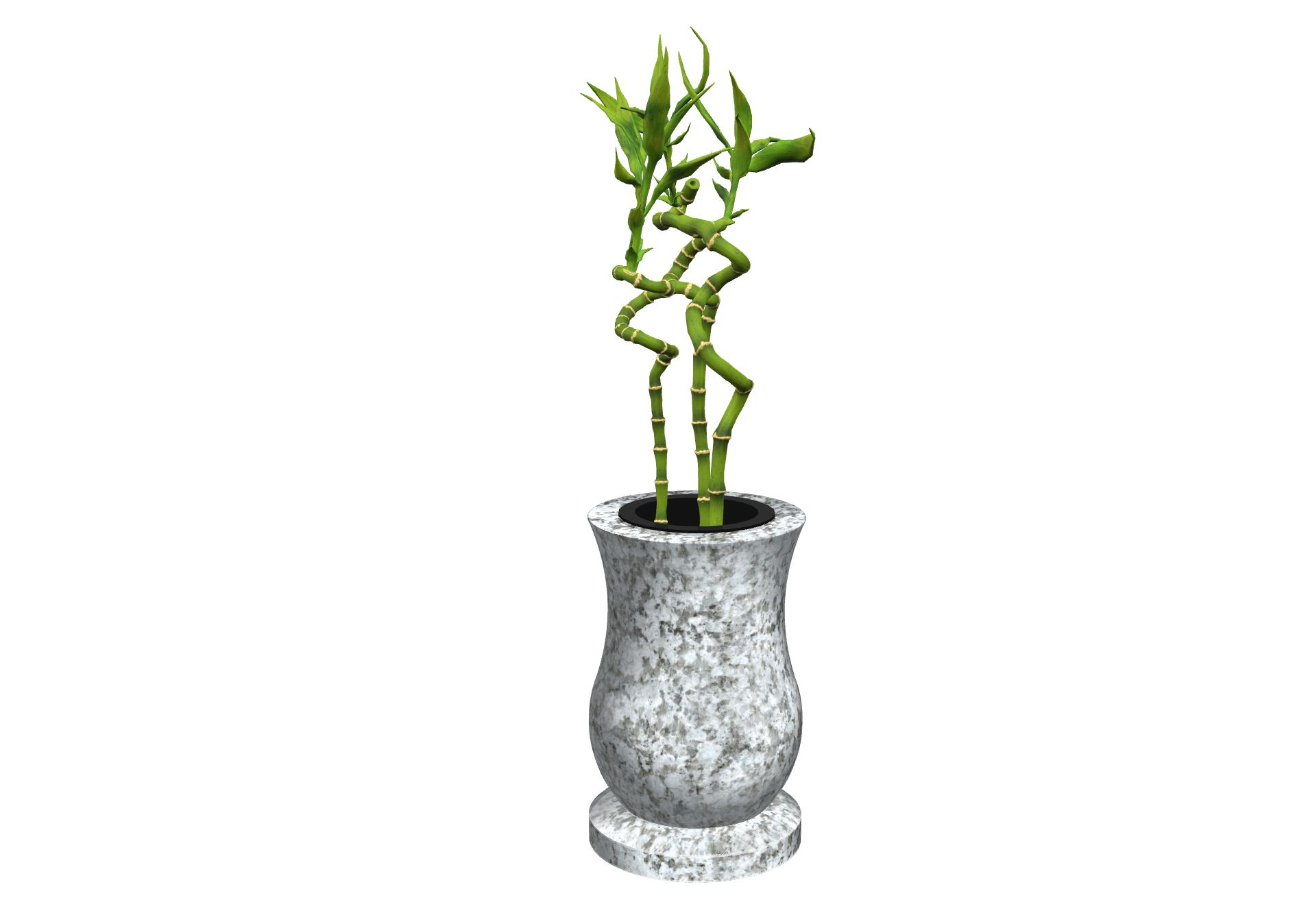 Rendu VASE TULIPE avec le granit undefined