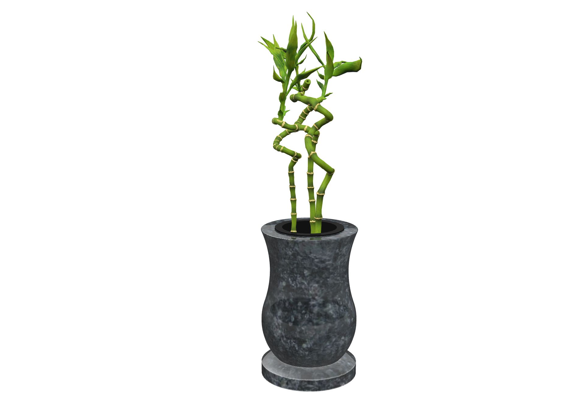 Rendu VASE TULIPE avec le granit undefined